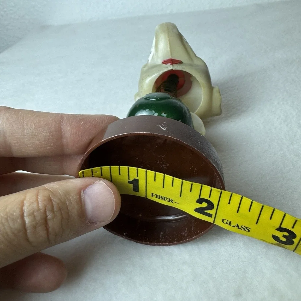 Vintage Plastic Bobble Head Nodder Elephant in Overalls -‎ Political